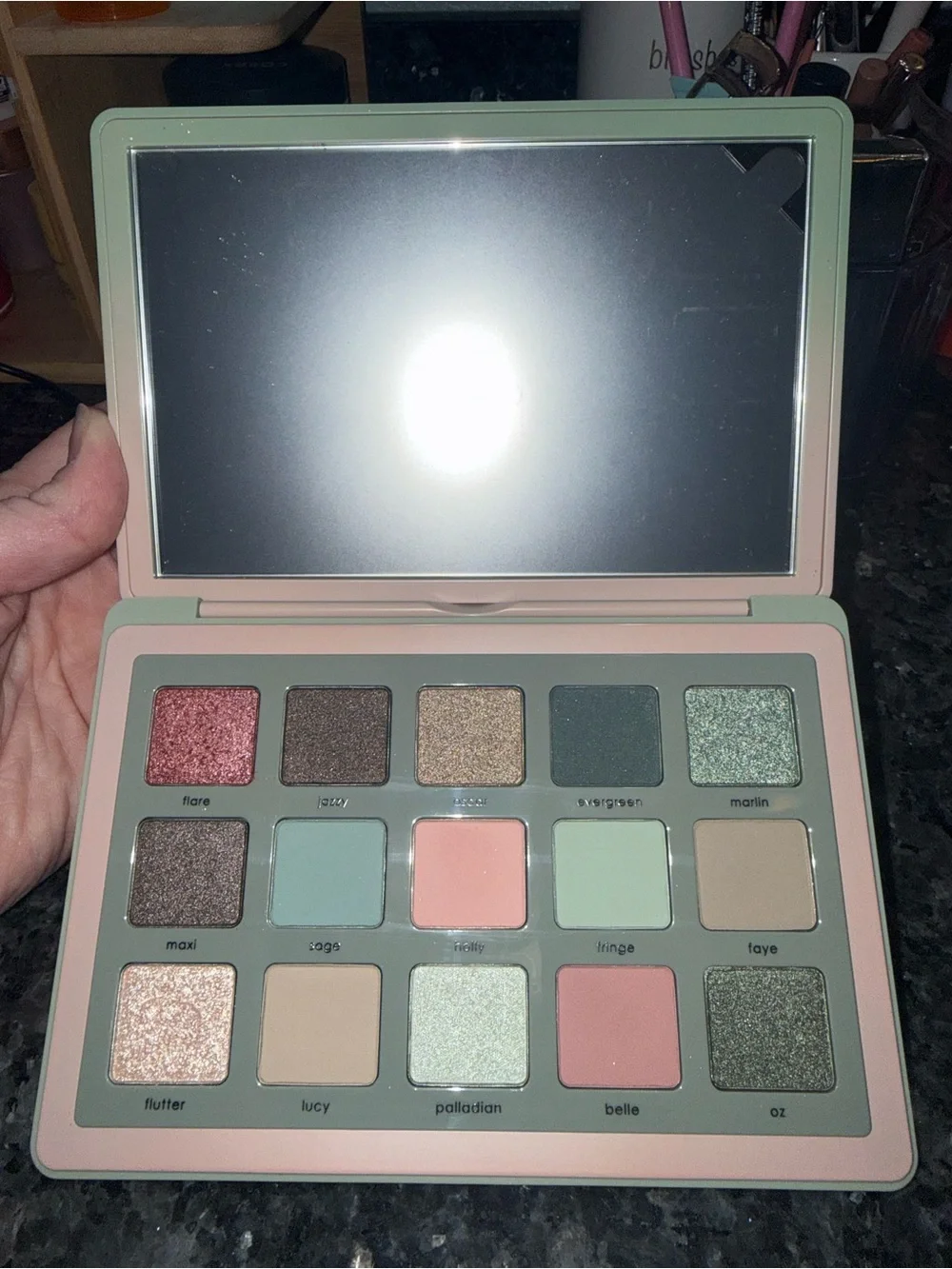 Natasha Denona Retro Glam Eyeshadow Palette 15 Pan Used Once